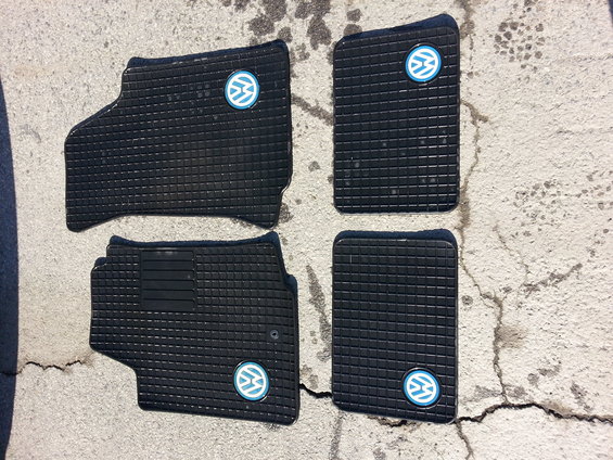 vw logo floor mats
