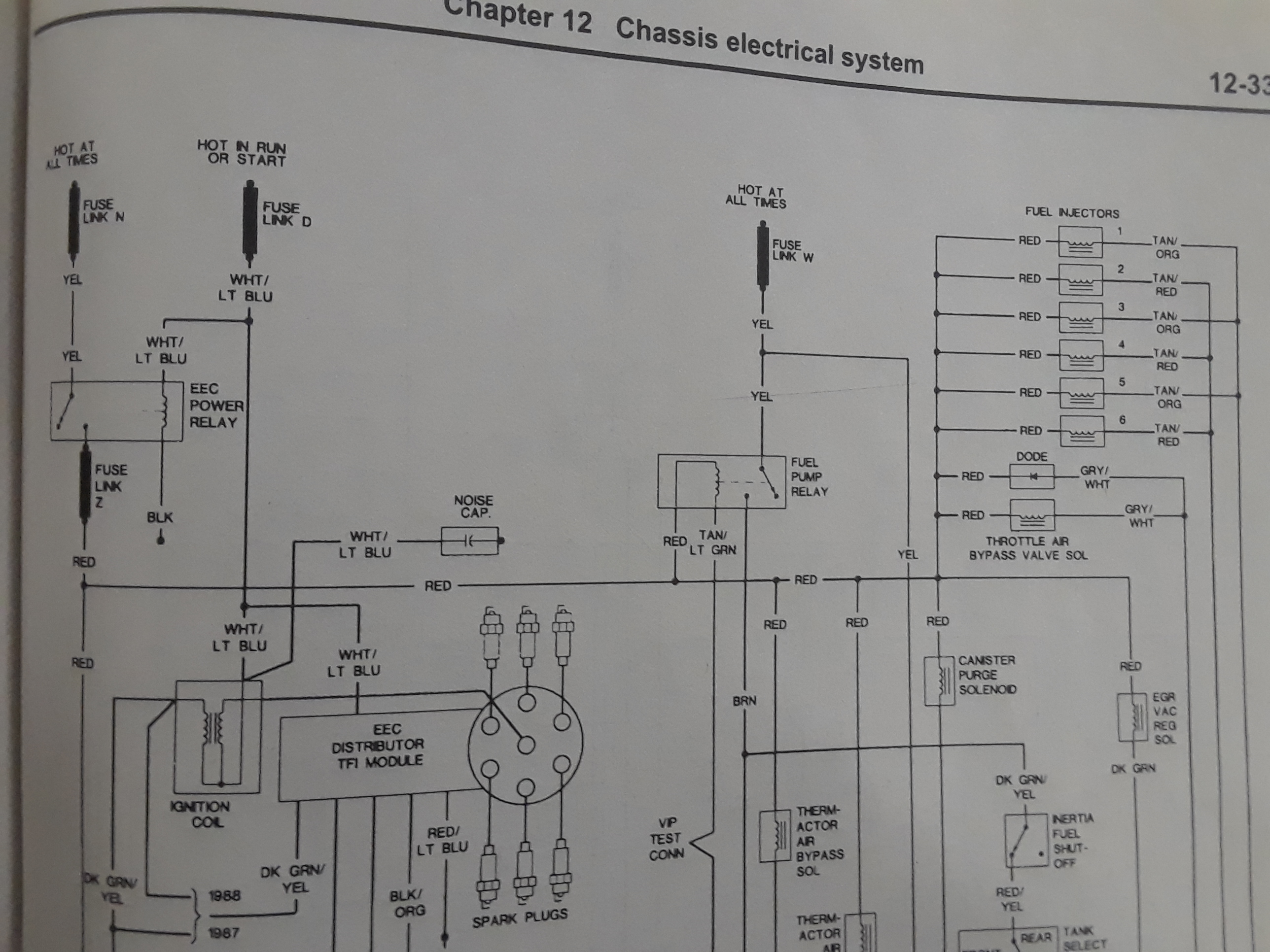 Need engine wiring diagram for '87 Bronco 4.9L 300 I-6 ... 87 ford bronco wiring diagram 