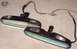 SOLD RV Mirrors w/ Map Lights, wiring pigtail, & mounting button.