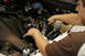 The heat shield presses into two rubber grommets that must be installed in two existing holes in the...