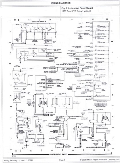 1985 Ford Crown Victoria Ltd Wire Diagrams Pictures