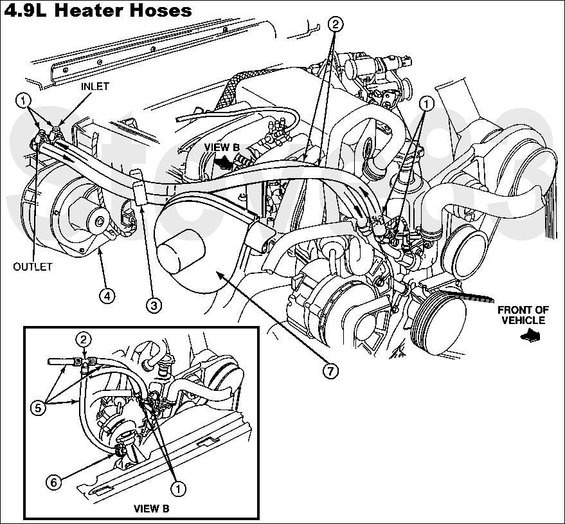 Ford F150 Heater Hose Diagram - Wiring Site Resource