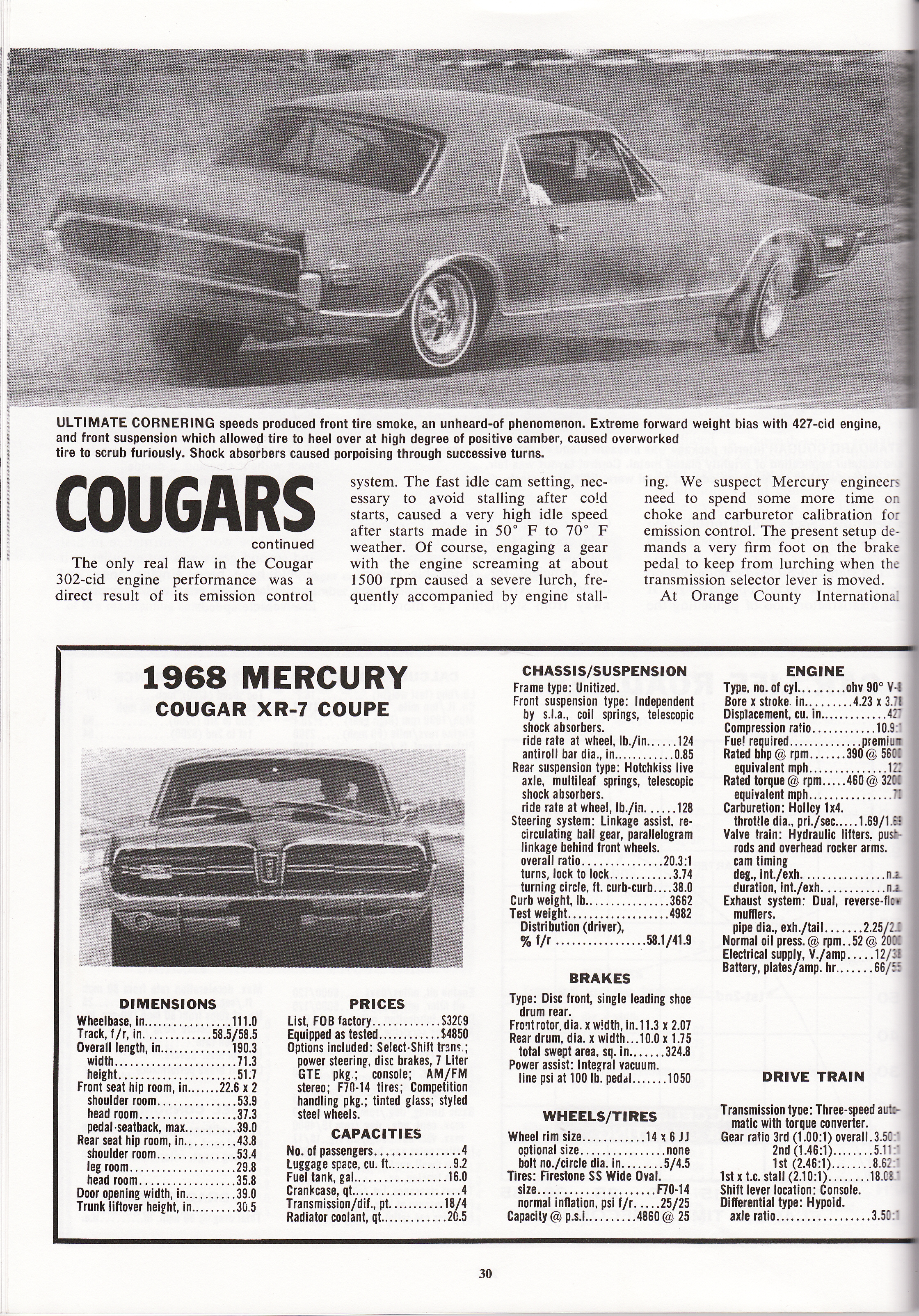mercury cougar articles mercury cougar articles