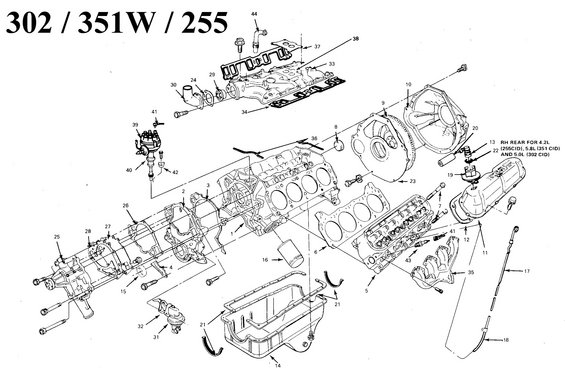 Ford 390 Distributor. remove ford 390 manafold