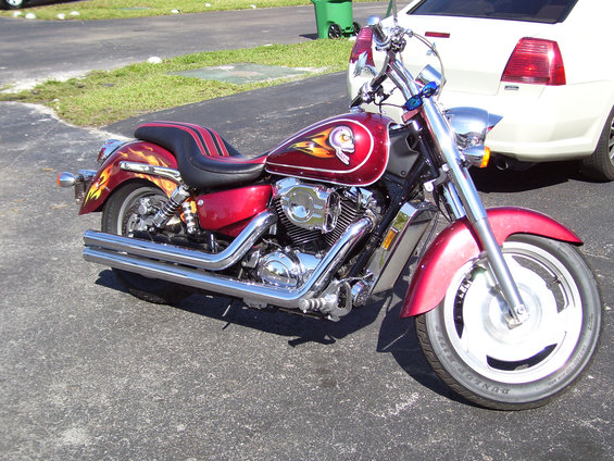 Custom honda shadow sabre 1100 #7