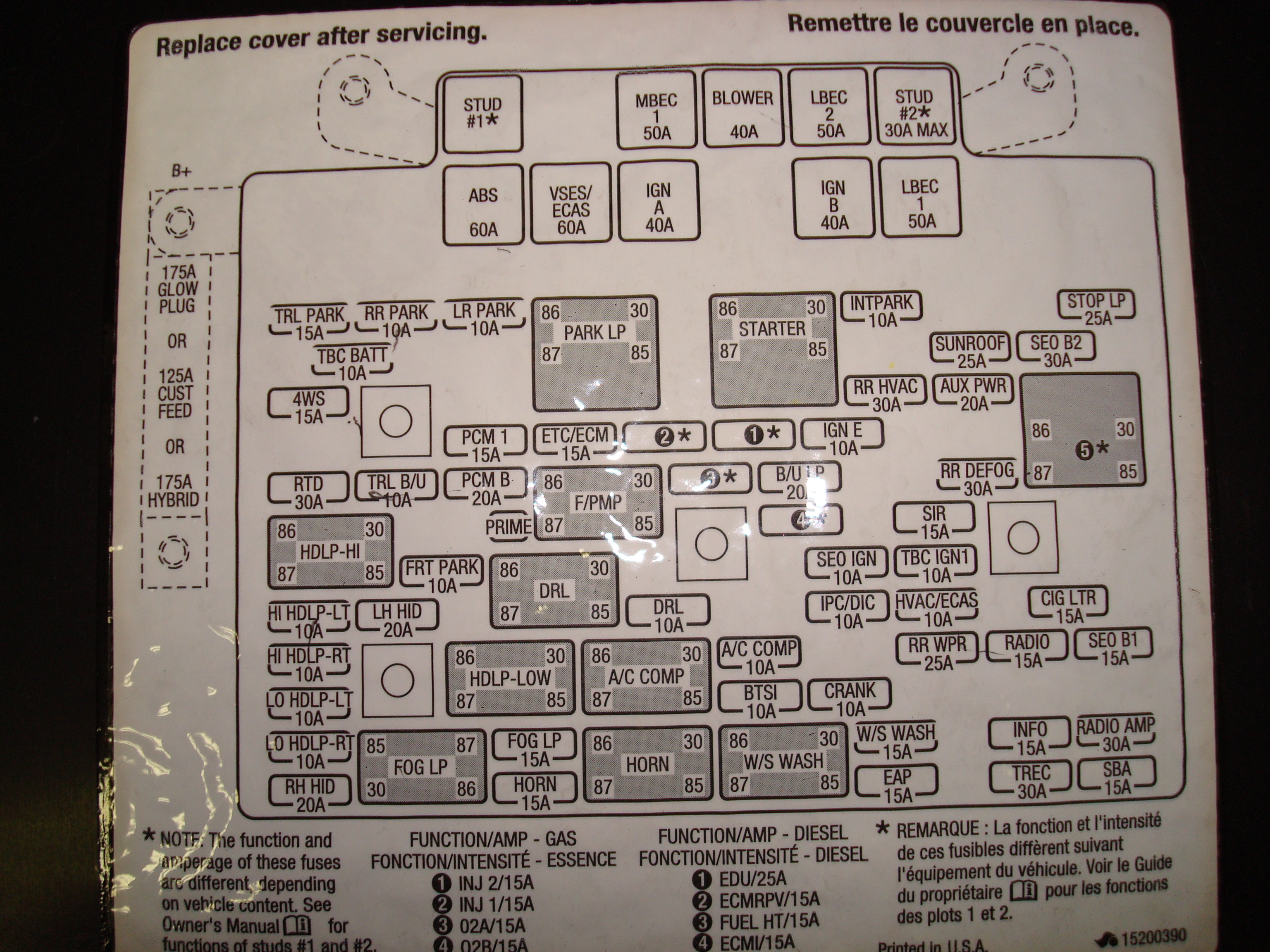 28 2004 Chevy Tahoe Fuse Box Diagram