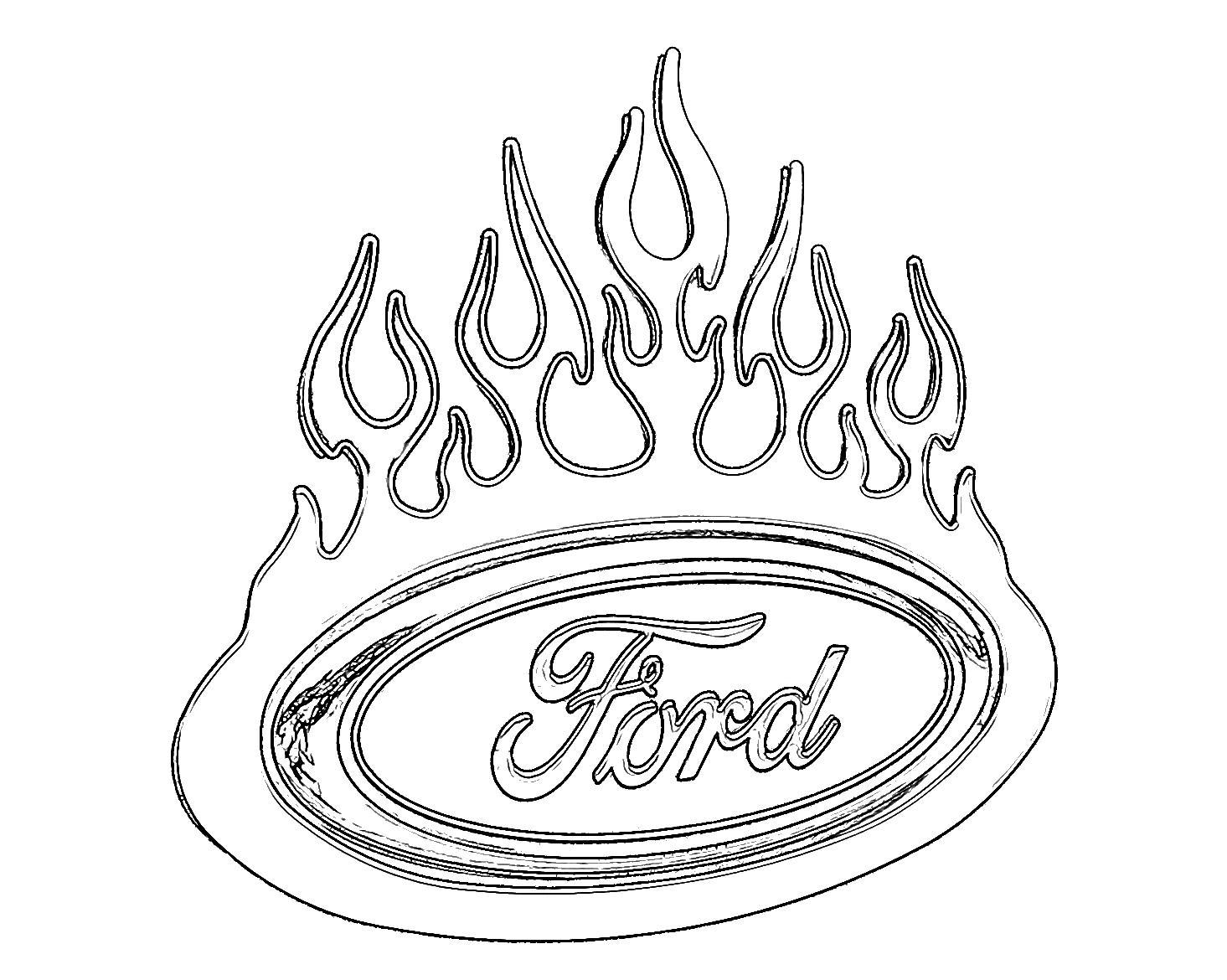 jacked up ford coloring pages - photo #8