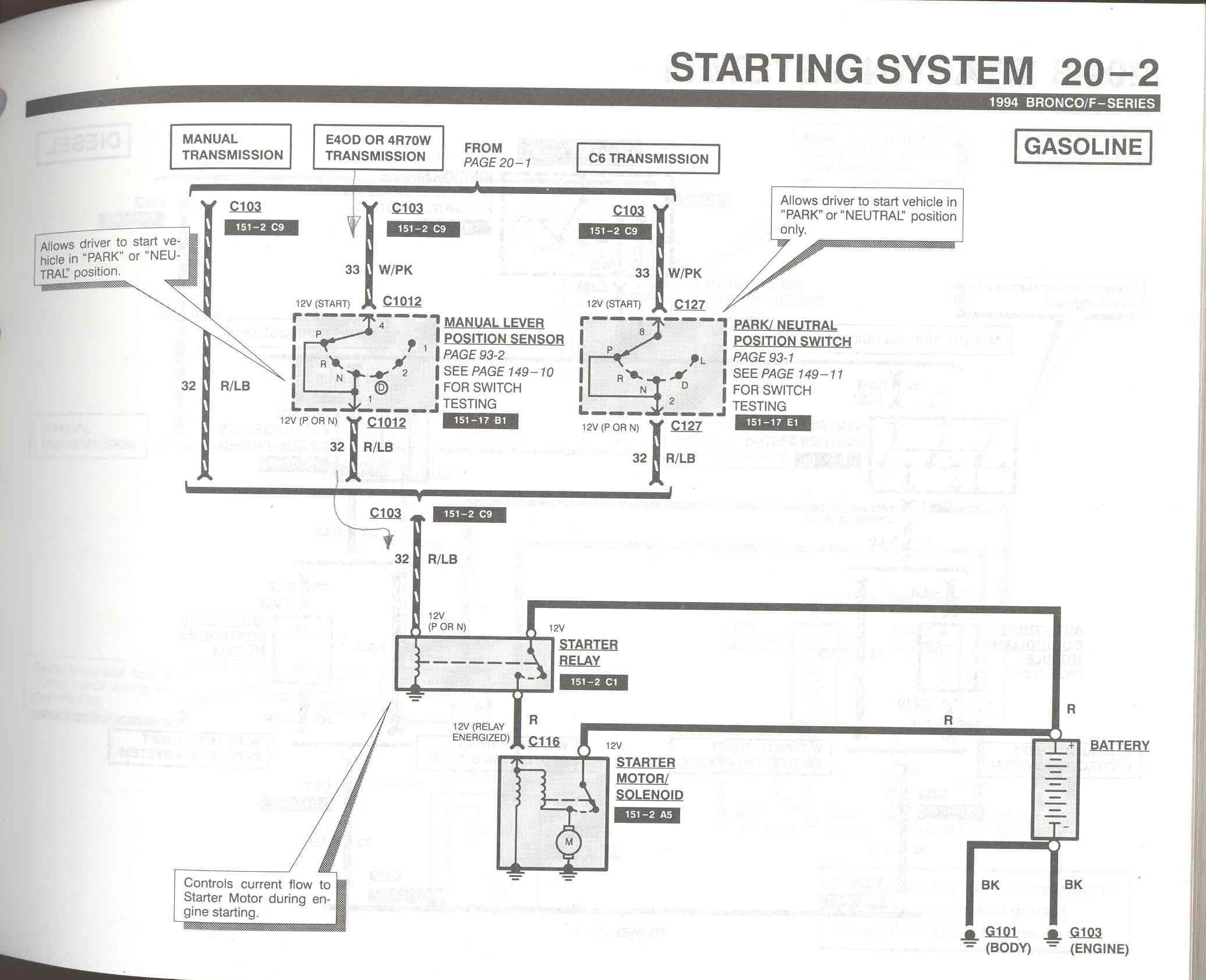 Ford Bronco Starter Solenoid Wiring Diagram from www.supermotors.net