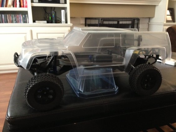 traxxas robby gordon hummer body