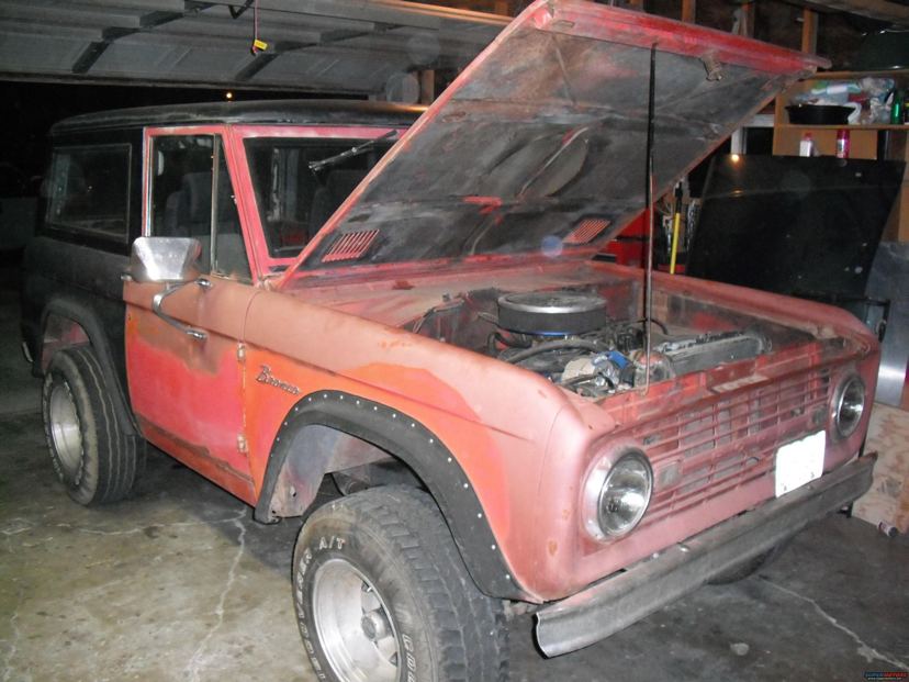 A first-generation Ford Bronco photographed by its owner