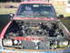 1991 Toyota Pickup/SR5 - This 1991 Toyota Pickup/SR5 shows significant engine damage after a fire, as evidenced by the date stamp of October 23, 2013.