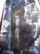 1991 Toyota Pickup/SR5 - The engine compartment of a 1991 Toyota Pickup/SR5 shows extensive fire damage.