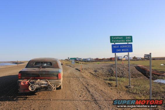 We were heading SOUTH when we took this picture.