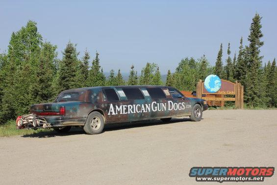 At the Arctic circle sign