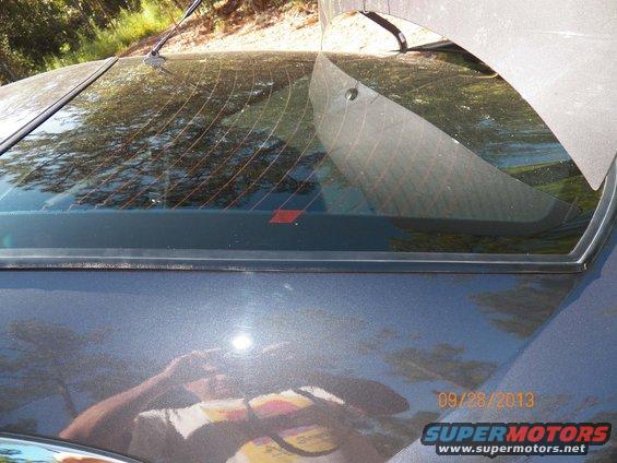 1998 Lincoln Mark VIII rear window seal