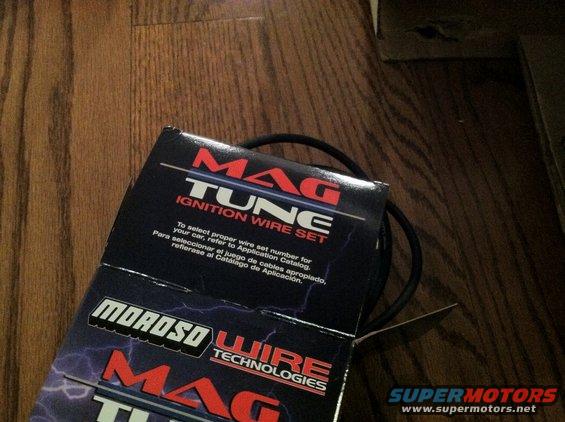 Box for Mag Tune ignition wire set by Moroso Wire Technologies