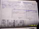 1990 Ford Bronco - A document with handwritten notes and printed text is shown, likely a service record or parts list.