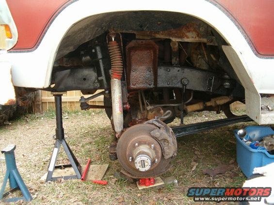 hpim0236.jpg Repacked the drivers hub, removed the spring and cleaned behind it, did body work and am really tired...