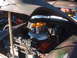 1971 Ford Ranchero - The engine bay features a V8 with a custom carburetor setup and a bamboo hood support.