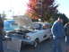 1971 Ford Ranchero - A white 1961 Ford Falcon Ranchero, also known as "Thunderwagon", is displayed with its hood open.