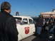 1971 Ford Ranchero - Vintage Atlanta Police car on display with onlookers gathered.