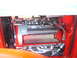 1971 Ford Ranchero - Close-up view of a custom engine bay polished components and vibrant red accents.