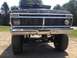 1970 Ford F-250 - Frontal view of a 1970 Ford F-250, showing its grille and bumper details.