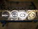 1967 Ford Mustang - Engine block with pistons installed. Part number visible on piston.
