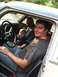 1952 Ford Customline - Three generation pic with my dad and my son.