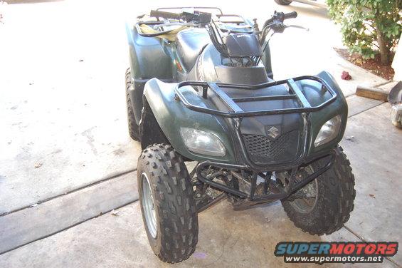 Green ATV front view