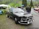 1972 Ford Ranchero - This heavily modified pickup truck features a unique front end with multiple lights and a prominent hood scoop.