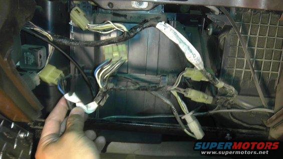 Wiring harness and connectors for A/C installation