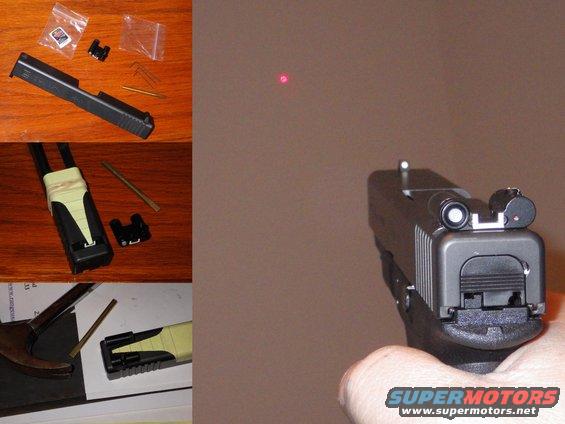 laser4a.jpg  LaserLyte RTB-GL

eBay $75 w/o package or 4 batteries; 10 Maxell LR626 cost another $2.34.

The sight did require minor filing to fit, so I suspect it might not have been the Glock version.  But it's solid & the laser works well.