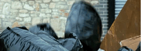 black garbage bags piled up