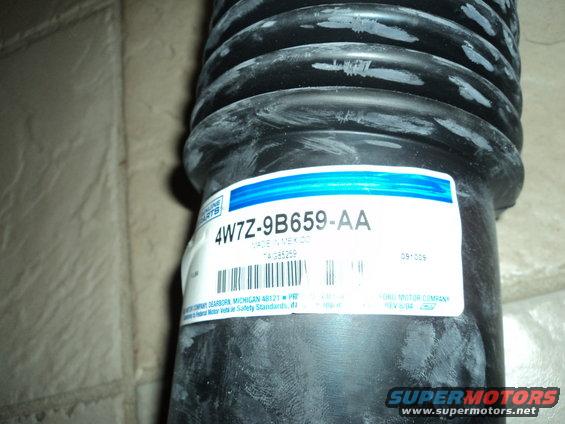 Ford air intake hose with part number 4W7Z-9B659-AA