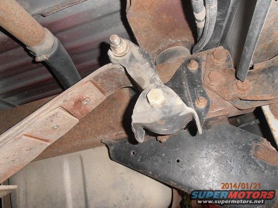 1996 Ford Bronco rear leaf spring and shock mount