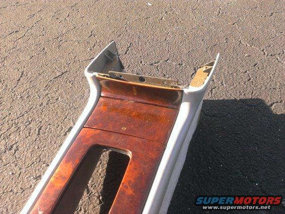 Front nose where it goes under the dash