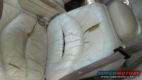 Destroyed Front seats