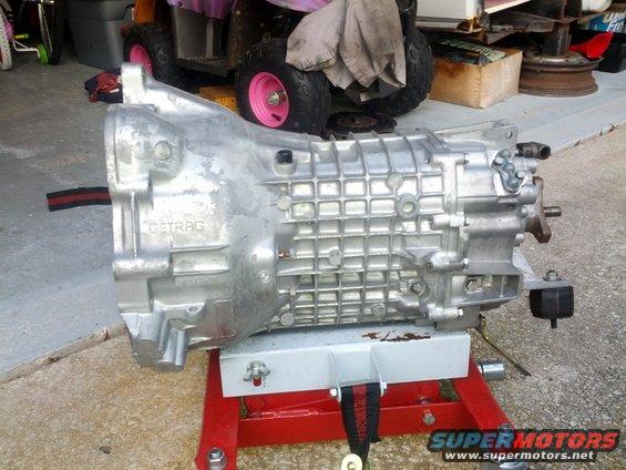 GETRAG 260 transmission on red stand