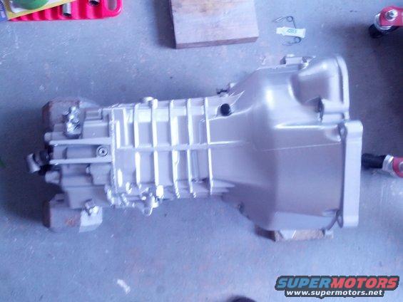 transmission sitting on a concrete floor