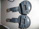 1993 Mazda MX-3 - Pair of automotive corner marker lights shown from the side, with visible mounting points and electrical contacts.