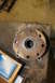1995 Ford Bronco - Transfer case part marked '656 Bronco Rear' sits next to a box of Koyo bearings.