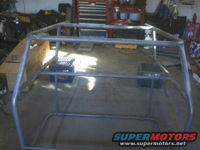 roll cage frame in garage