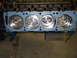 1967 Ford Mustang - Engine block with pistons and gasket installed, ready for assembly.