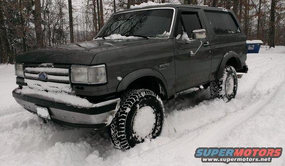 Playing in the snow