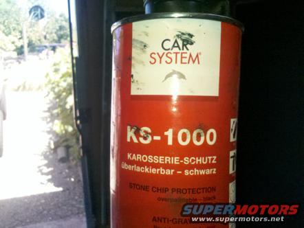 Can of CAR SYSTEM KS-1000 stone chip protection paint