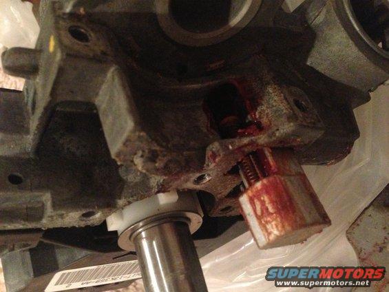 3mm socket removes the interlock slide assembly.