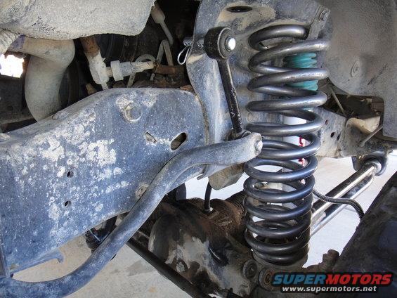 Sway Bar disconnected - dri