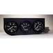 1964 Ford Ranchero - A black gauge cluster displays oil pressure, voltage, and water temperature readings.