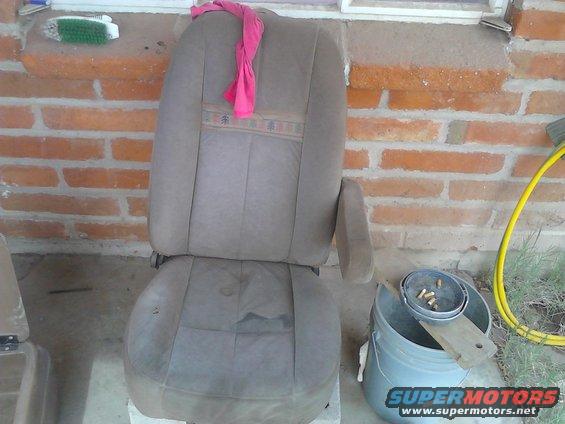passenger side seat